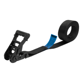 FORTEX 1-delige spanband met ratel - 35mm - 1500/3000daN - 3 meter zwart