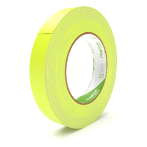 MegaTape UT70 fluor gaffa tape - 25 m op rol 19 mm geel