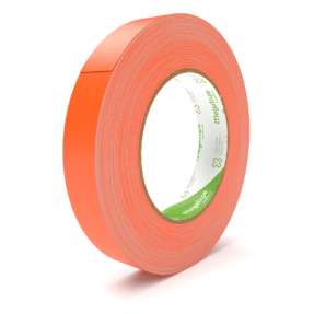 MegaTape UT70 fluor gaffa tape - 25 m op rol 19 mm oranje