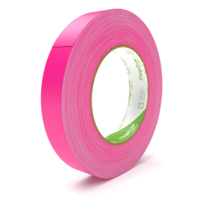 MegaTape UT70 fluor gaffa tape - 25 m op rol 19 mm roze