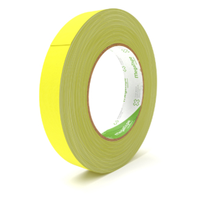 MegaTape UT120 beschrijfbare fluor gaffa tape - 25m op rol 19 mm geel