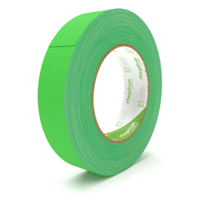 MegaTape UT120 beschrijfbare fluor gaffa tape - 25m op rol 25 mm groen