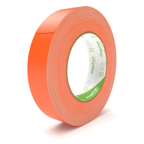MegaTape UT70 fluor gaffa tape - 25 m op rol 25 mm oranje