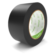 MegaTape UT5 PVC dansvloer tape - 33 m op rol 50 mm zwart