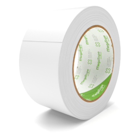 MegaTape UT5 PVC dansvloer tape - 33 m op rol 50 mm wit