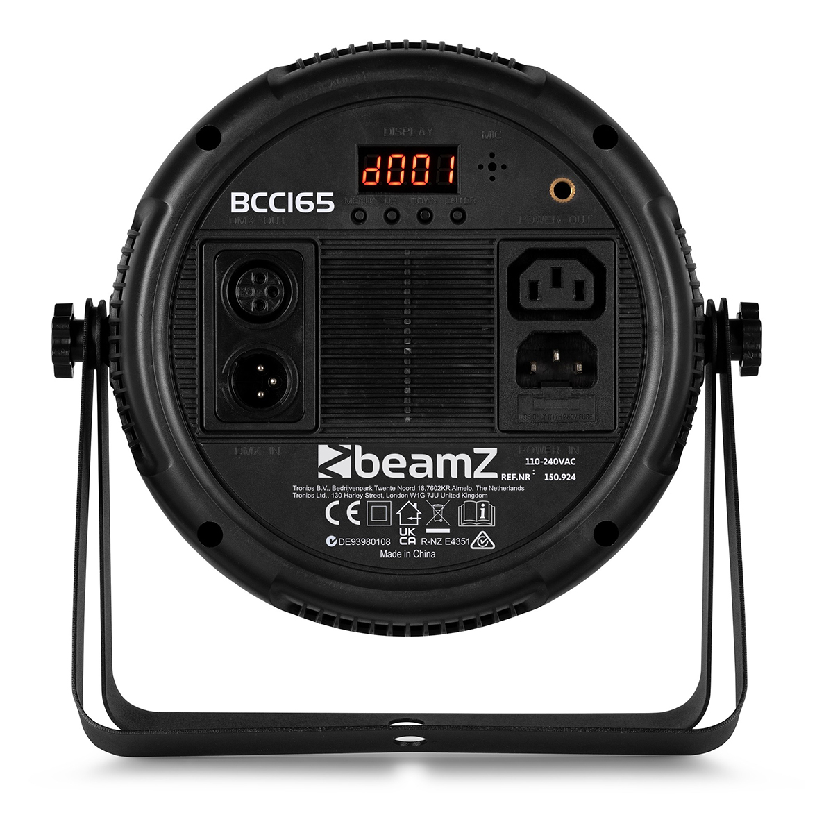 BeamZ BCC165 LED PAR - PAR spot met 14x 4W RGBAW-UV LED’s - Blacklight met afstandsbediening BeamZ BCC165 LED PAR - PAR spot met 14x 4W RGBAW-UV LED’s - Blacklight met afstandsbediening
