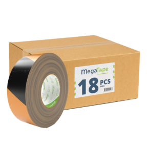 18x MegaTape MCT 300 Gaffa tape - 50m op rol 50 mm geel/zwart 18x MegaTape MCT 300 Gaffa tape - 50m op rol 50 mm geel/zwart