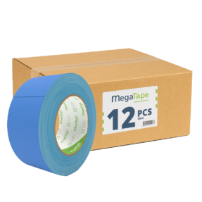 12x MegaTape UT120 beschrijfbare fluor gaffa tape - 25m op rol 50 mm blauw 12x MegaTape UT120 beschrijfbare fluor gaffa tape - 25m op rol 50 mm blauw