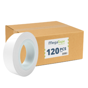 120x MegaTape UT7 PVC tape - 10 m op rol 15 mm wit