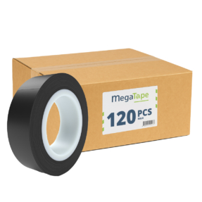 120x MegaTape UT7 PVC tape - 10 m op rol 15 mm zwart