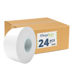 24x MegaTape UT7 PVC tape - 33 m op rol 38 mm wit