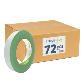 72x MegaTape 410 Dubbelzijdige verwijderbare expotape - 25 m op rol 19 mm groen