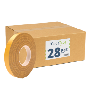 28x MegaTape 450 Dubbelzijdige verwijderbare linnentape - 50m op rol 20 mm