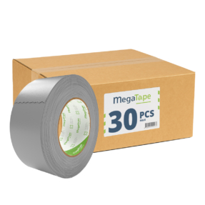 30x MegaTape MCT 300 Gaffa tape - 25m op rol 50 mm grijs