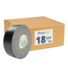 18x MegaTape MCT 300 Gaffa tape - 50m op rol 50 mm zwart