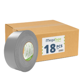 18x MegaTape MCT 300 Gaffa tape - 50m op rol 50 mm grijs 18x MegaTape MCT 300 Gaffa tape - 50m op rol 50 mm grijs