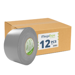 12x MegaTape MCT 300 Gaffa tape - 50m op rol 75 mm grijs 12x MegaTape MCT 300 Gaffa tape - 50m op rol 75 mm grijs
