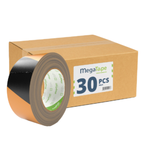 30x MegaTape MCT 300 Gaffa tape - 25m op rol 50 mm geel/zwart
