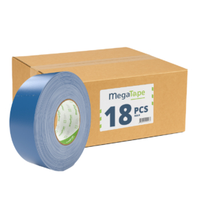 18x MegaTape MCT 300 Gaffa tape - 50m op rol 50 mm blauw 18x MegaTape MCT 300 Gaffa tape - 50m op rol 50 mm blauw