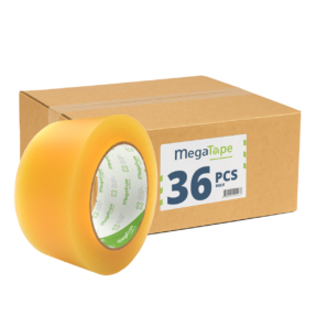 36x MegaTape UT5 PVC dansvloer tape  - 33 m op rol 50 mm transparant