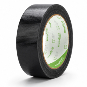 MegaTape 910 brand vertragende ducttape - 25m op rol 50 mm zwart MegaTape 910 brand vertragende ducttape - 25m op rol 50 mm zwart