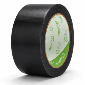 MegaTape 910 brand vertragende ducttape - 25m op rol 50 mm zwart MegaTape 910 brand vertragende ducttape - 25m op rol 50 mm zwart