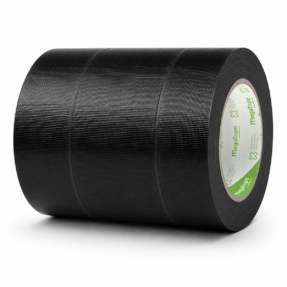 MegaTape 950  tunnel tape - 25m op rol 150 mm zwart