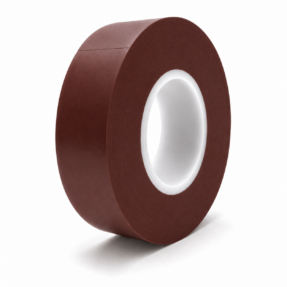 MegaTape UT7 PVC tape - 20 m op rol 19 mm bruin