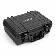 SOLI™ Protector Case 1000 waterdichte robuuste kunststof koffer zwart SOLI™ Protector Case 1000 waterdichte robuuste kunststof koffer zwart
