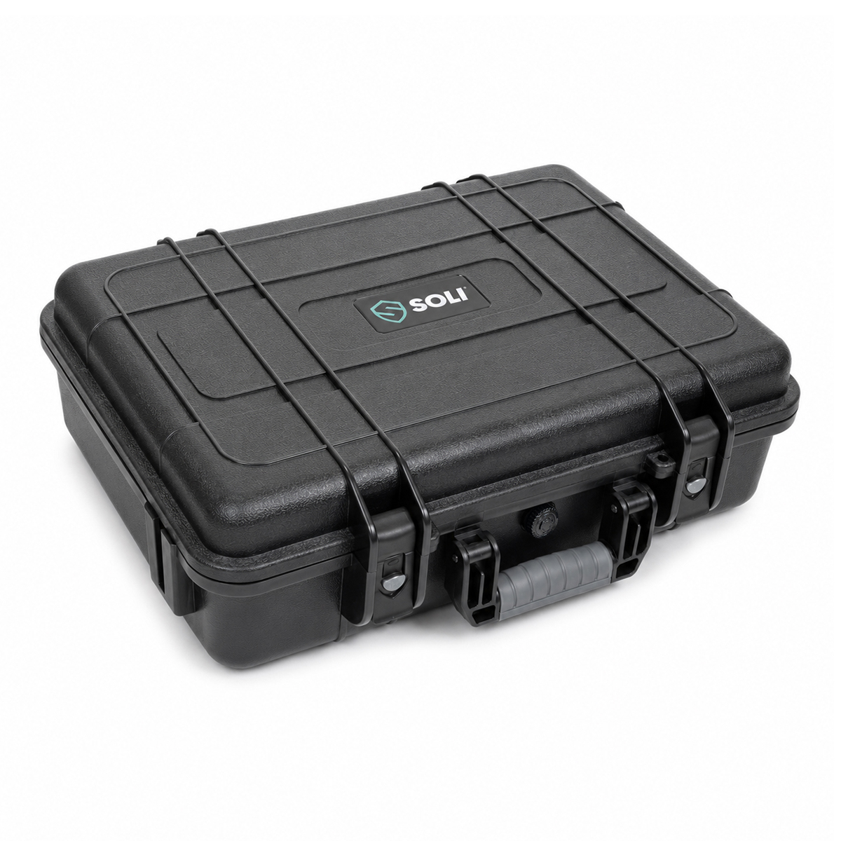SOLI™ Protector Case 1500 waterdichte robuuste kunststof koffer zwart SOLI™ Protector Case 1500 waterdichte robuuste kunststof koffer zwart
