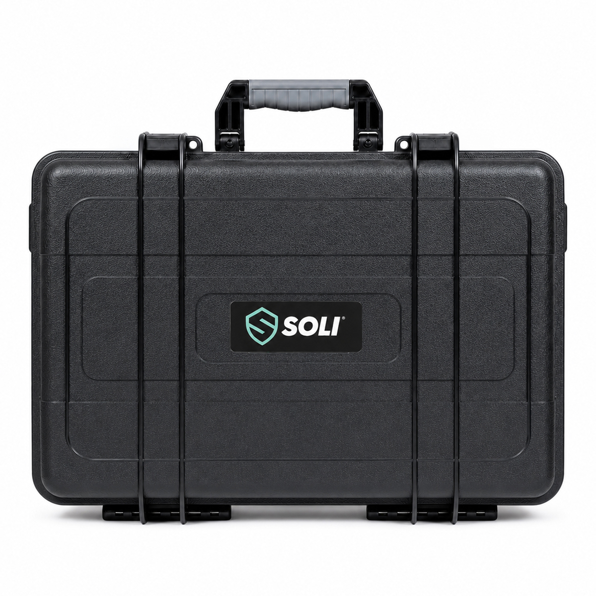 4× SOLI™ Protector Case 1600 waterdichte robuuste kunststof koffer zwart 4× SOLI™ Protector Case 1600 waterdichte robuuste kunststof koffer zwart