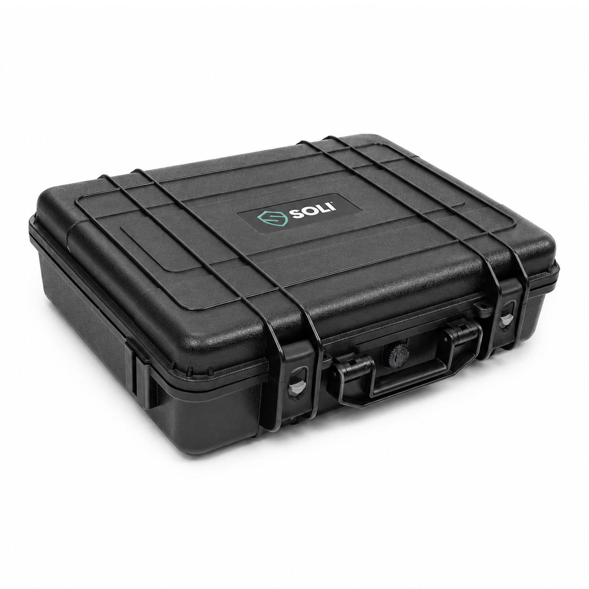 SOLI™ Protector Case 1810 waterdichte robuuste kunststof koffer zwart SOLI™ Protector Case 1810 waterdichte robuuste kunststof koffer zwart