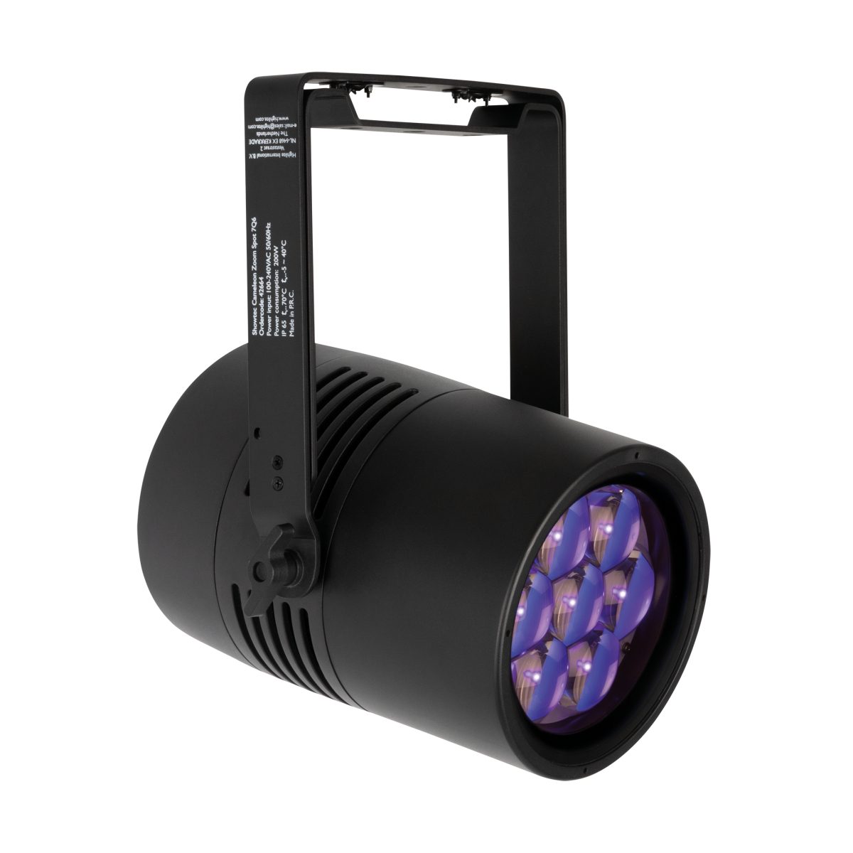 Showtec Cameleon Zoom Spot 7Q6 Tour – 7x 50 W RGBWA-UV Spot Showtec Cameleon Zoom Spot 7Q6 Tour – 7x 50 W RGBWA-UV Spot