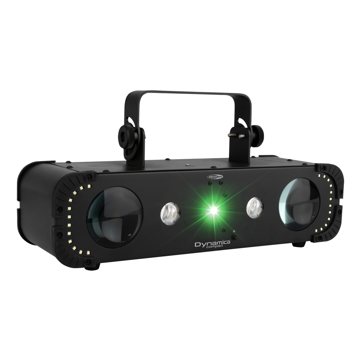 Showtec Dynamica Compact — compacte 4-IN-1 DMX lichteffect voor clubs & DJ's Showtec Dynamica Compact — compacte 4-IN-1 DMX lichteffect voor clubs & DJ's