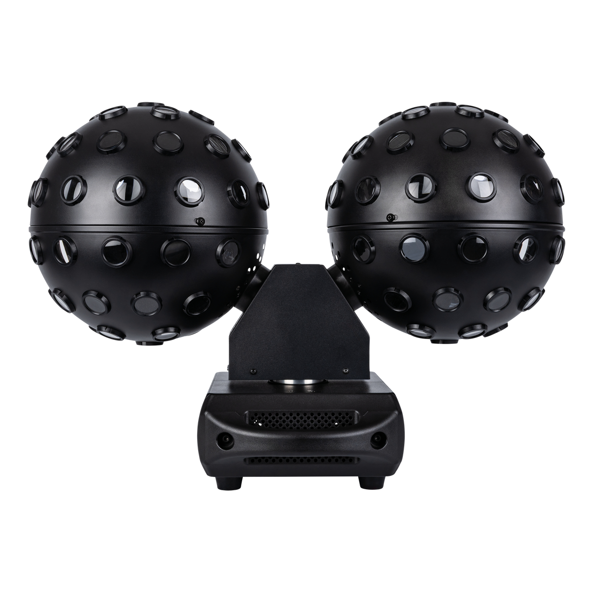 Showtec FireBall PRO – Dubbel RGBW-spiegelboleffect, DMX en stand‑alone Showtec FireBall PRO – Dubbel RGBW-spiegelboleffect, DMX en stand‑alone