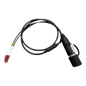 Seetronic glasvezel breakout-kabel SO2M 2-kanaals naar 2×LC (OM4), 1 m Seetronic glasvezel breakout-kabel SO2M 2-kanaals naar 2×LC (OM4), 1 m