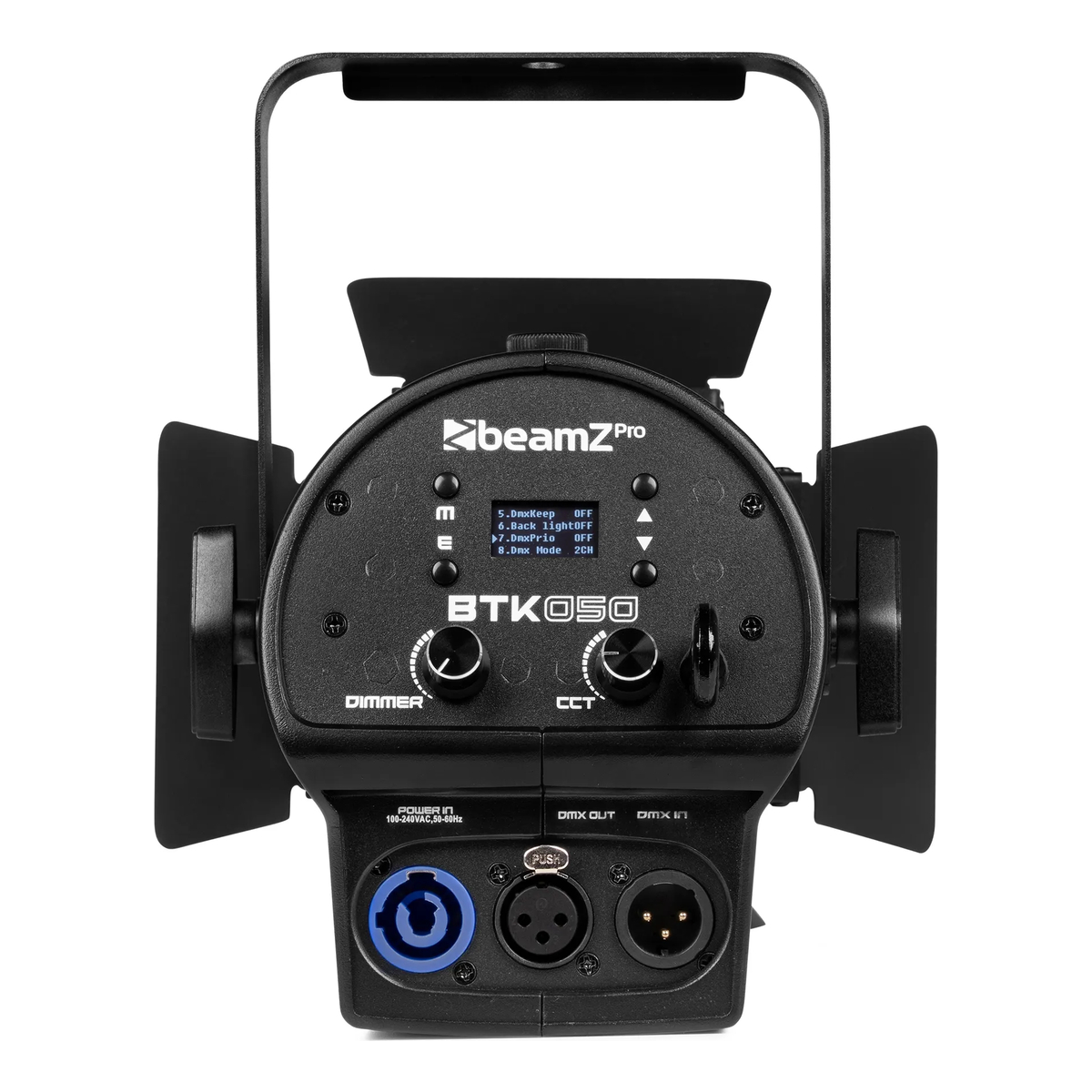 BeamZ Pro BTK050Z-3 LED Mini Fresnel Spot set van 8x BTK050Z-3 in FCBTK050 flightcase BeamZ Pro BTK050Z-3 LED Mini Fresnel Spot set van 8x BTK050Z-3 in FCBTK050 flightcase