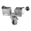 Showgear Mammoth Dex zwenkwiel insert voor podiumpoot, met rem