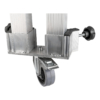 Showgear Mammoth Dex zwenkwiel insert voor podiumpoot, met rem