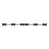 Showgear aluminium truss carrier voor 30-serie met zwarte rubberstuds