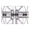 Showgear aluminium truss carrier voor 30-serie met zwarte rubberstuds