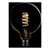 Showgear LED Filament Bulb G125 – 5 W, E27, dimbaar, 1800 K (warm amber)