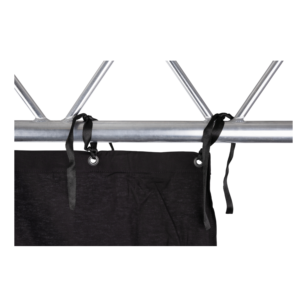 Wentex Knooplint voor backdrops 10 stuks - zwart Wentex Knooplint voor backdrops 10 stuks - zwart