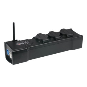 Showgear PowerBOX 3 CRMX – Powerbox met Power Pro in/out, 3×Schuko en XLR 3‑pins DMX-uitgang Showgear PowerBOX 3 CRMX – Powerbox met Power Pro in/out, 3×Schuko en XLR 3‑pins DMX-uitgang