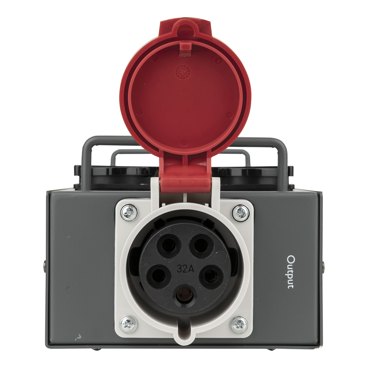Showgear Powersplit 32 krachtstroomverdeler CEE 32A naar 6x Schuko en CEE 32A uitgang Showgear Powersplit 32 krachtstroomverdeler CEE 32A naar 6x Schuko en CEE 32A uitgang