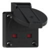 PCE UK inbouwcontactdoos met deksel (BS1363/A) – 13 A, IP54 PCE UK inbouwcontactdoos met deksel (BS1363/A) – 13 A, IP54