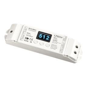Ltech DMX LED-driver 1 kanaal × 12 A, 12 – 24 V DC