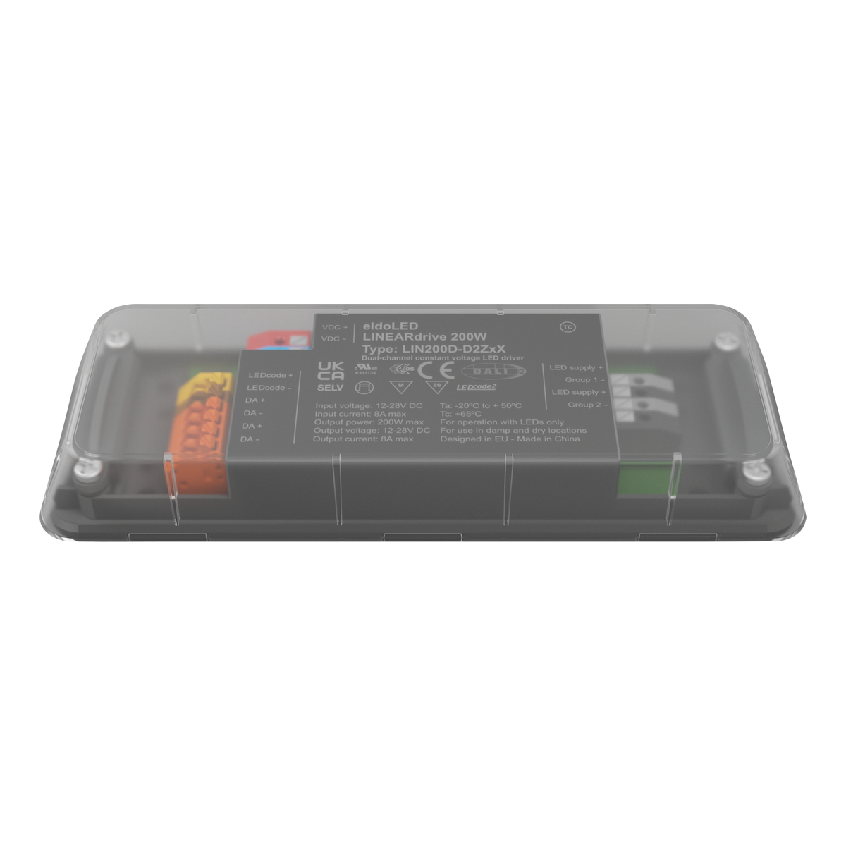 Eldoled LINEARdrive DC LED-driver 200 W, DALI-2, 2x LED-uitgangen – LIN200D2Z1D3 Eldoled LINEARdrive DC LED-driver 200 W, DALI-2, 2x LED-uitgangen – LIN200D2Z1D3