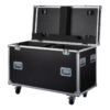 Showtec flightcase voor 2x Showtec Goliath, 9 mm multiplex, vlindersloten