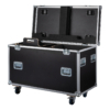 Showtec flightcase voor 2x Showtec Goliath, 9 mm multiplex, vlindersloten